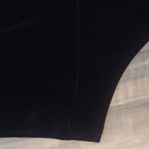 Banana Republic black velvet thong bodysuit size small - Picture 5 of 8